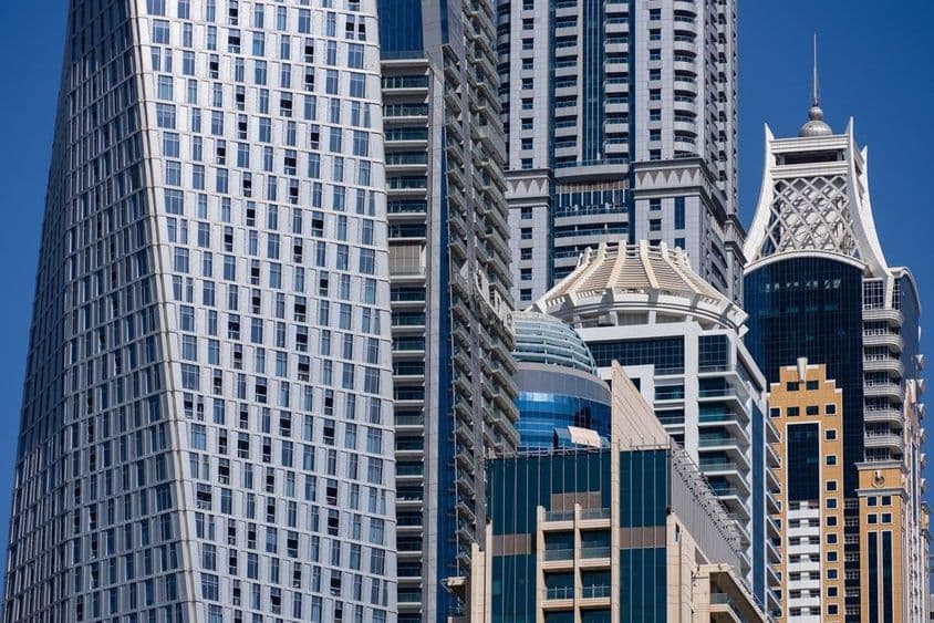 Небоскребы в Дубае.