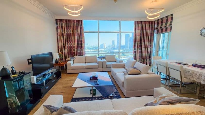 Гостиная в квартире в Дубае.