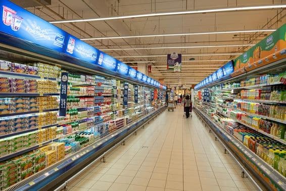 Внутри магазина в Дубае.