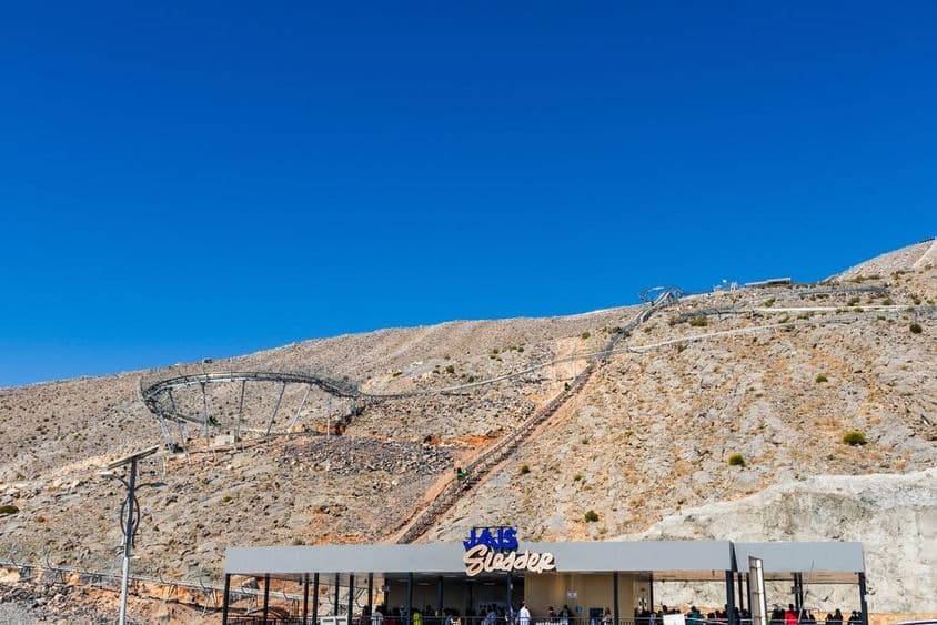 Популярный аттракцион Jais Sledder в RAK.