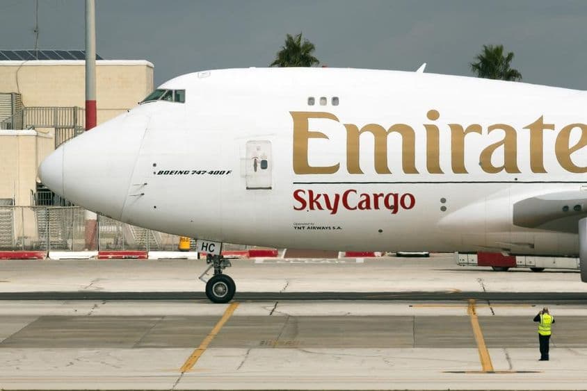 Эмирейтс Sky Cargo Boeing 747-4HAF/ER/SCD.