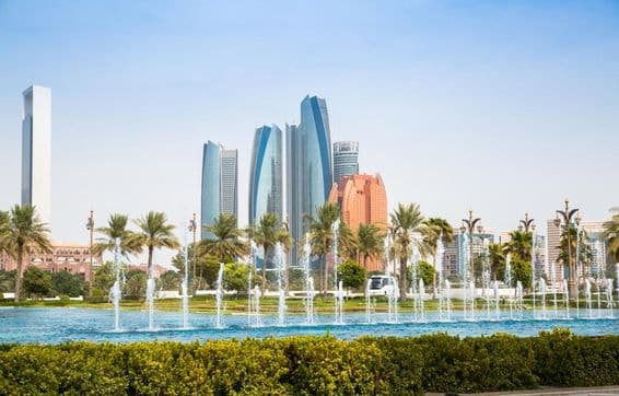 Объединенные Арабские Эмираты, деловой и жилой центр Абу-Даби.
