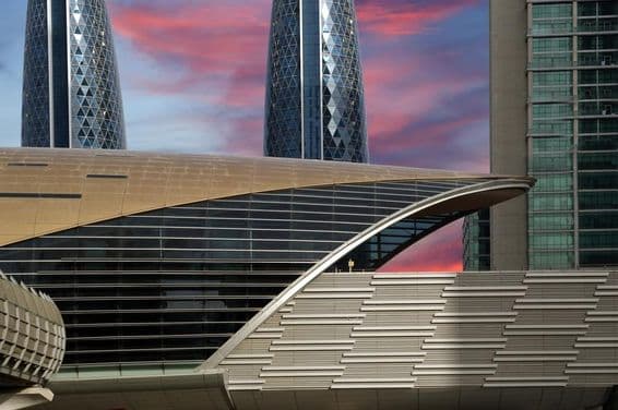 метро Дубая, Объединенные Арабские Эмираты.