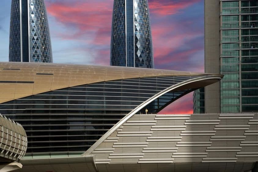 метро Дубая, Объединенные Арабские Эмираты.