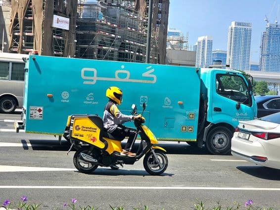 Грузовик Cafu для мобильной заправки топлива.