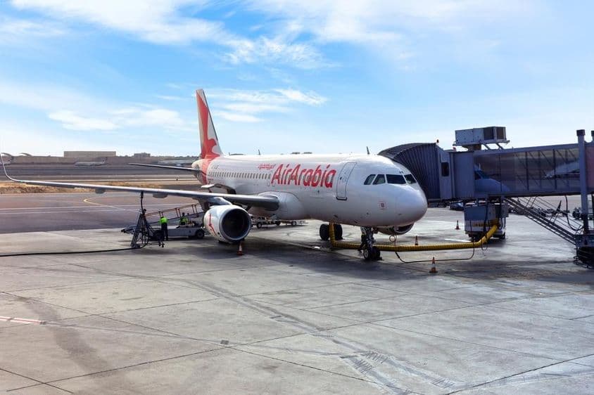 Самолет Oman Air Arabia A6-AUB, Airbus A320.
