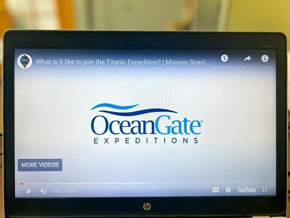 Логотип экспедиции Oceangate на сайте Oceangate.