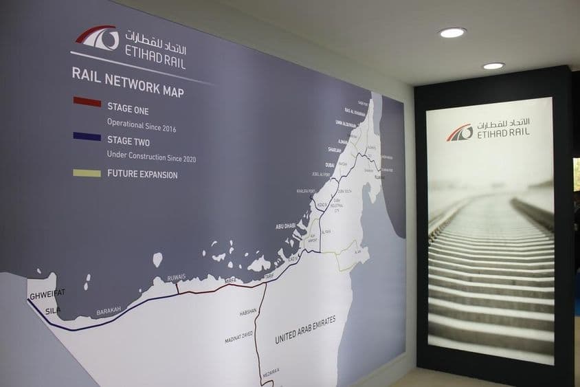 Показ стенда экспонента на выставке Middle East Rail 2021