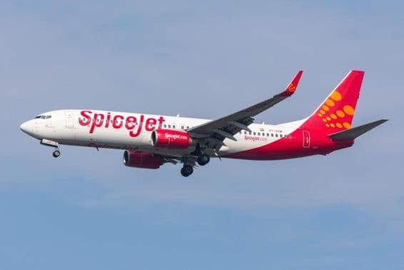 Самолет Boeing 737-800 авиакомпании SpiceJet.
