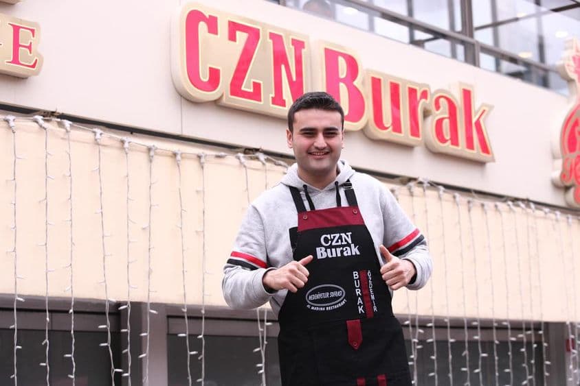 Портрет известного турецкого шеф-повара, CZN Burak Оздемира.