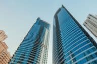 Современные небоскрёбы в Дубае.