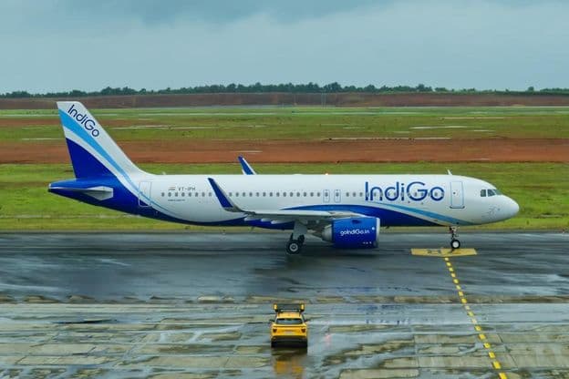 Самолет Airbus A320 авиакомпании IndiGo.