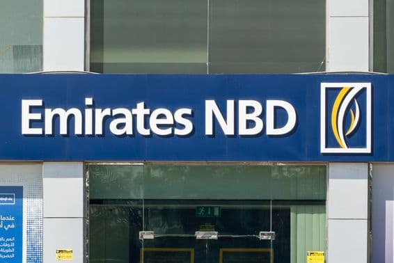 Отделение банка Emirates NBD.