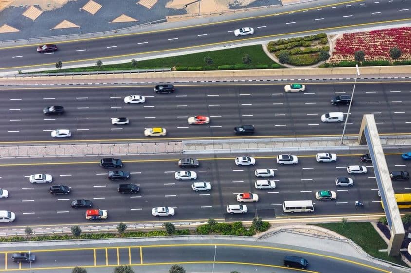 Дорога шейха Заида, Даунтаун Дубая.