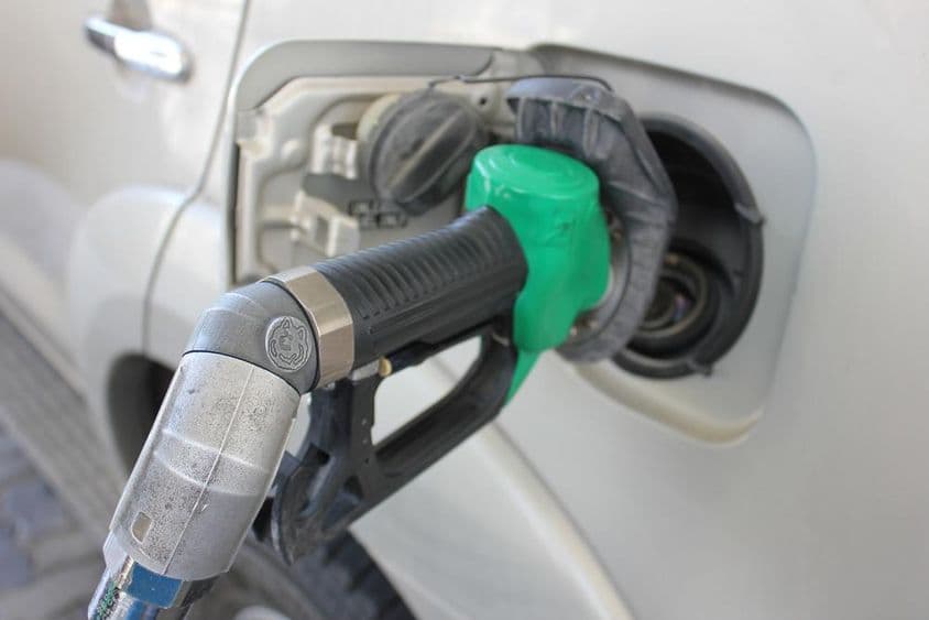 Оборудование на АЗС у топливного насоса.