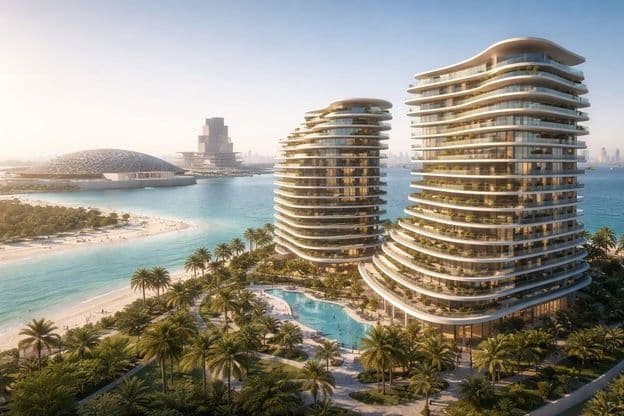 Панорама Baccarat Residences Saadiyat.