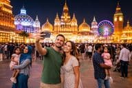 Красочный вечер в Всемирной деревне