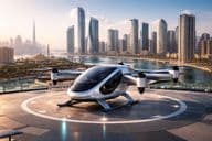 Аэротакси Шарджи: eVTOL на вертипорте