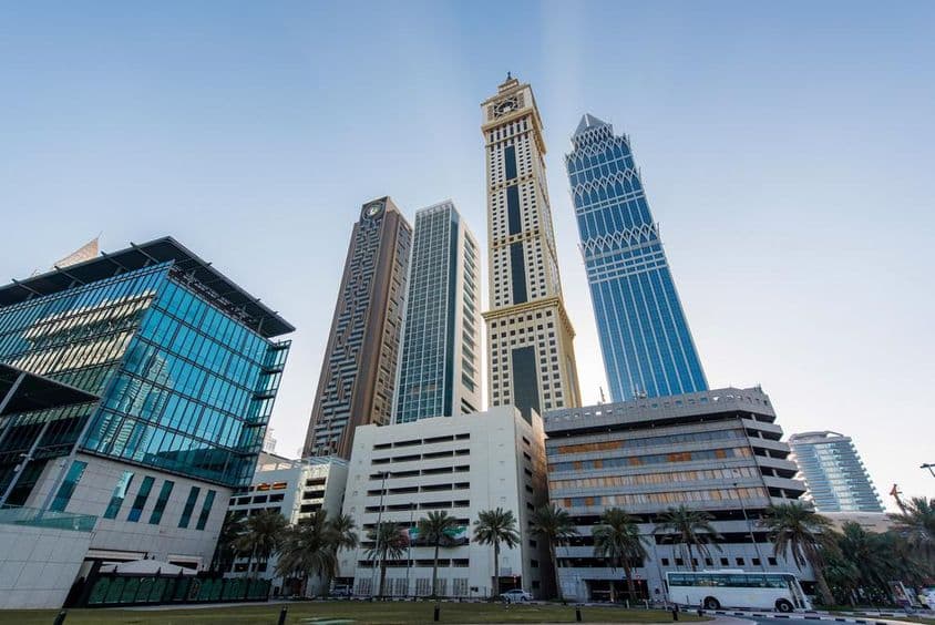 Башня Биг-Бен в Объединённых Арабских Эмиратах.