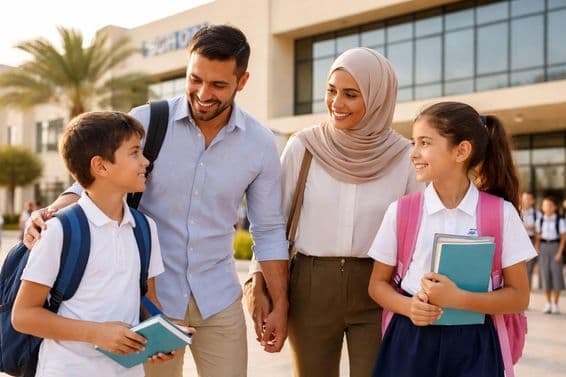 момент зимних каникул в школе