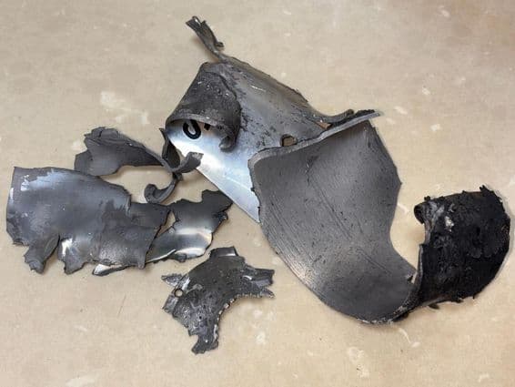 обломки ракеты