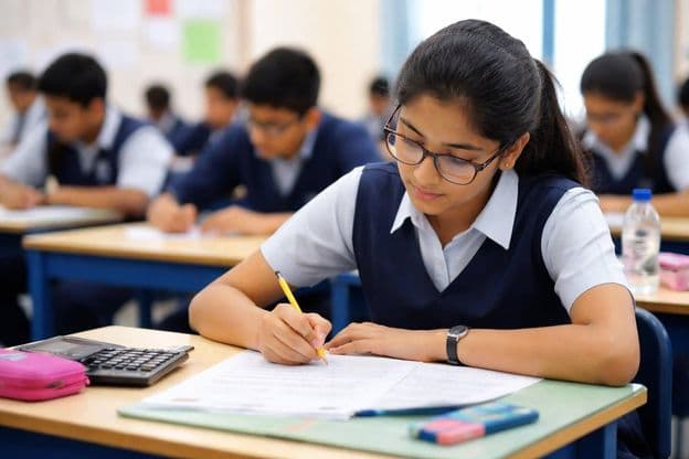 Дубайские школьники в экзаменационной обстановке