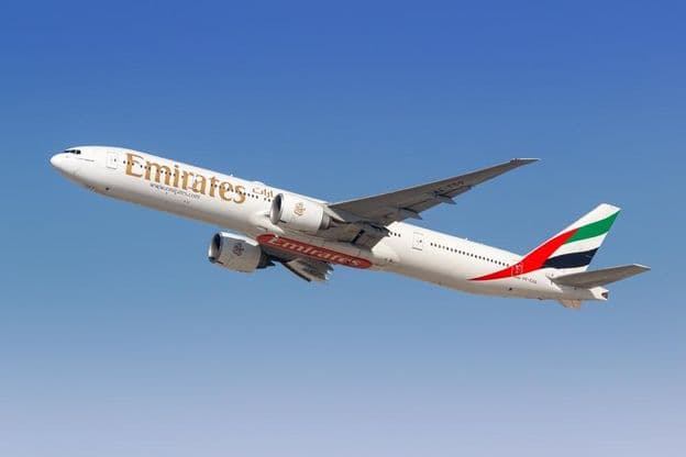 Самолет Emirates Boeing 777-300ER.
