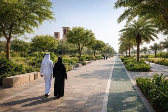 Пешеходный променад Аль-Рас