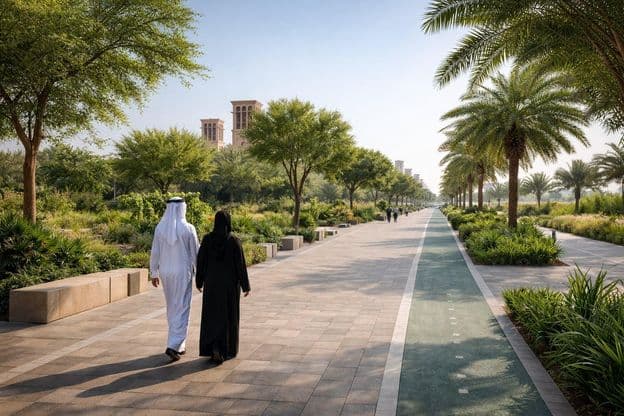 Пешеходный променад Аль-Рас