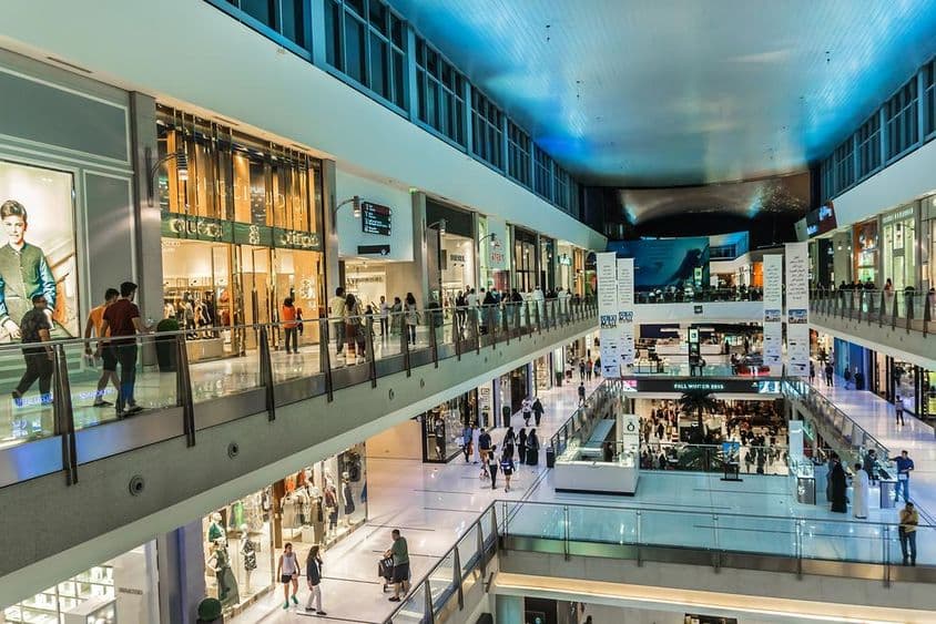 Интерьер Дубайского молла