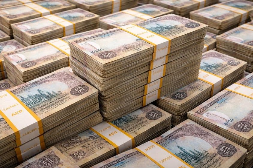 Один миллиард дирхам в наличных
