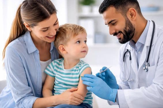 Вакцинация детей обеспечивает безопасную защиту