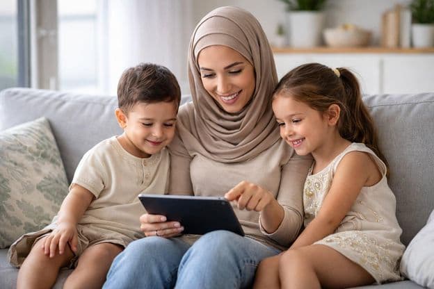 Семейный цифровой момент