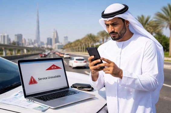 Сбой системы RTA в транспорте Дубая