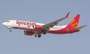 Самолёт Boeing 737 MAX авиакомпании Spicejet