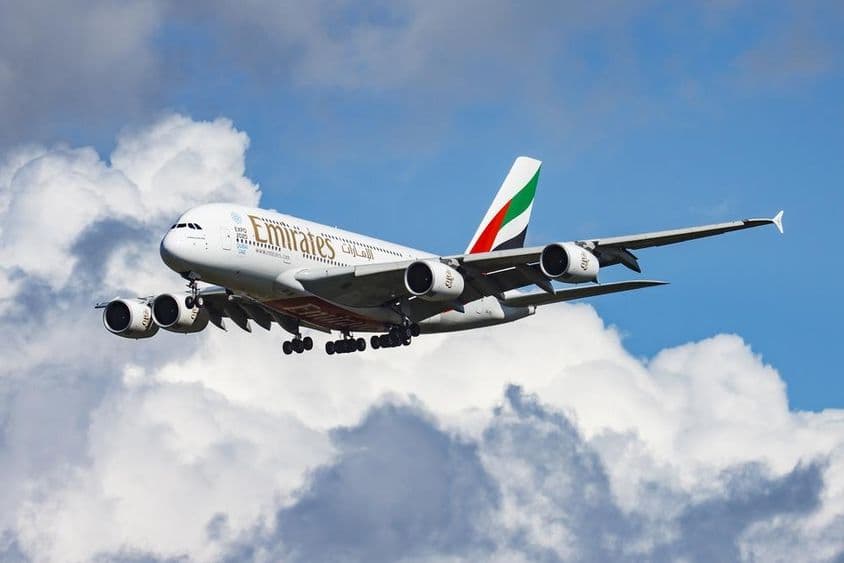 Пассажирский самолет Emirates